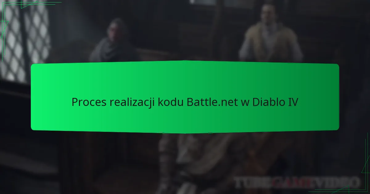 Proces realizacji kodu Battle.net w Diablo IV