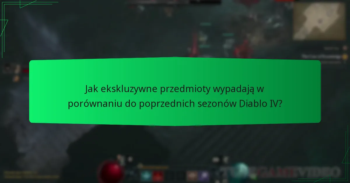 Jak ekskluzywne przedmioty wzbogacają rozgrywkę w Diablo IV?